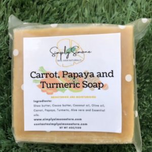 Carrot, Papaya and Turmeric Soap 115G